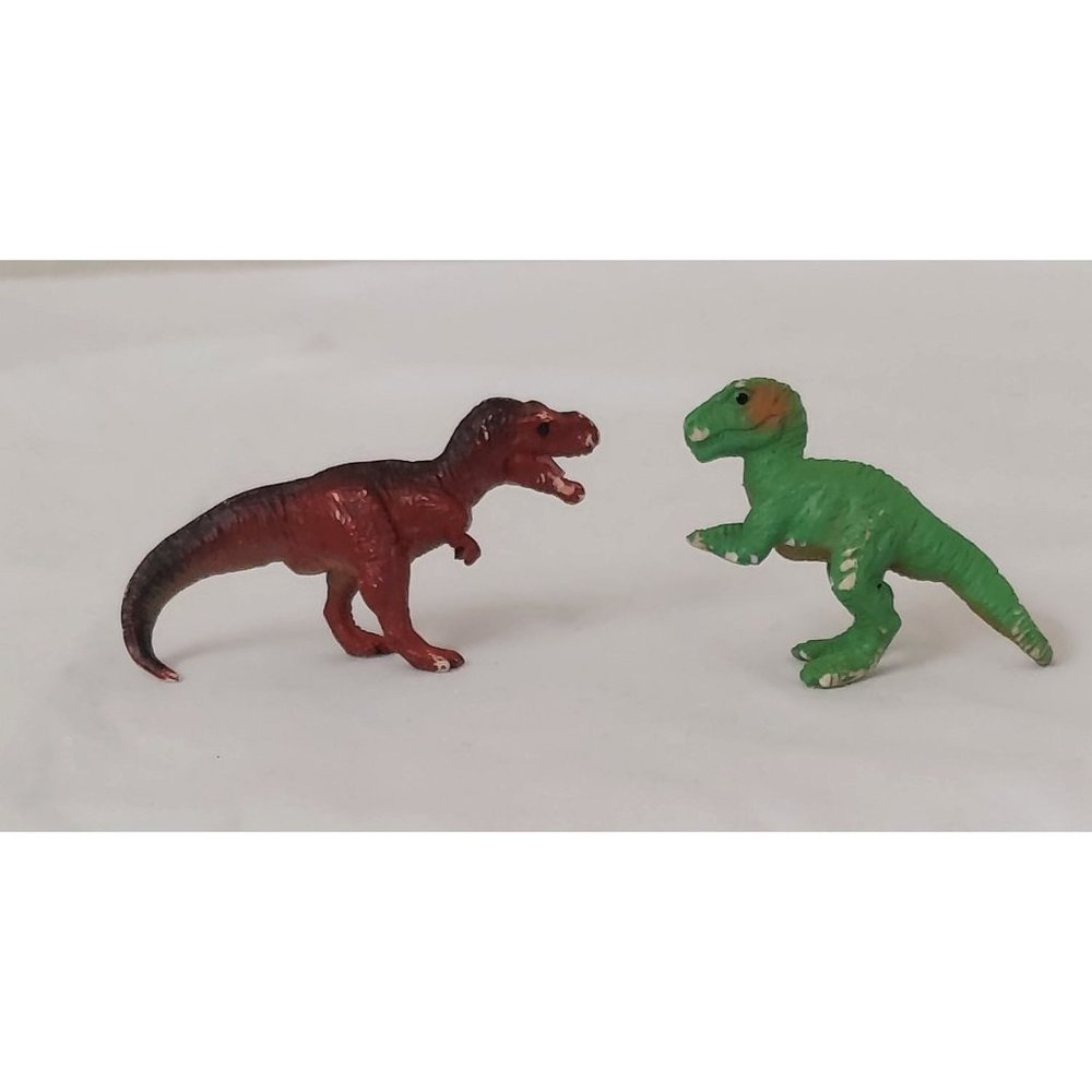 Safari Ltd. Tyrannosaurus Rex T.rex 1996 Brown And Green Dinosaur Figure lot